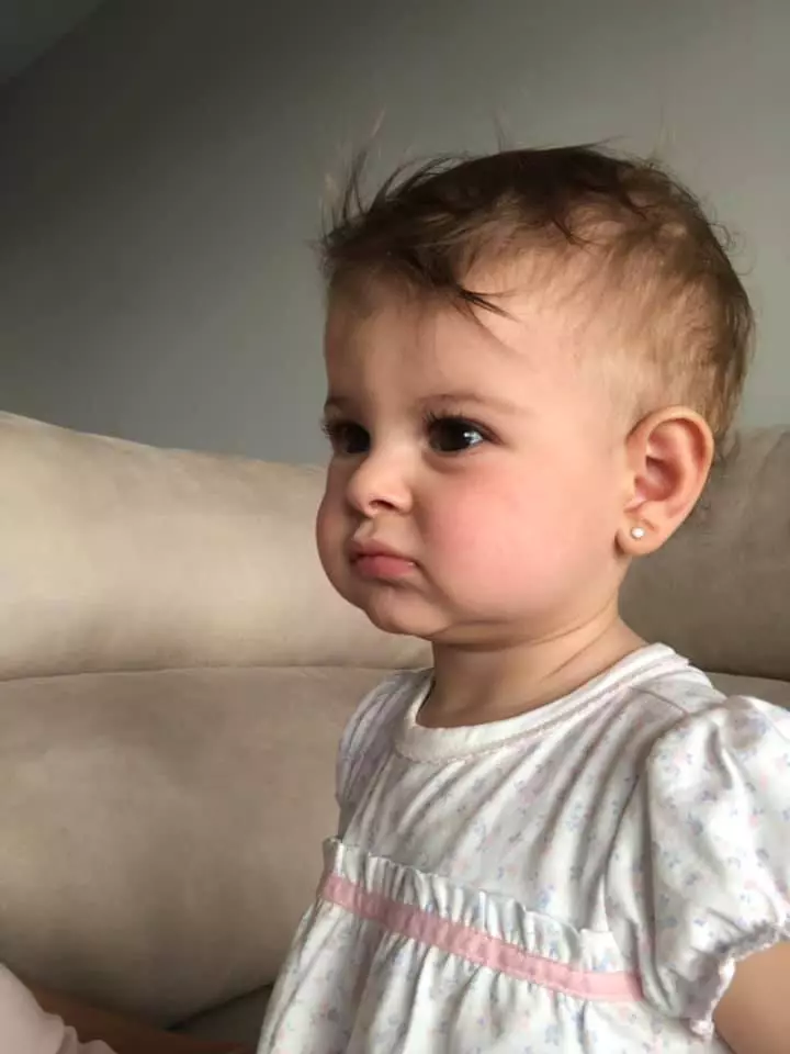 Sofia, fetiţa Mădălinei Pamfile