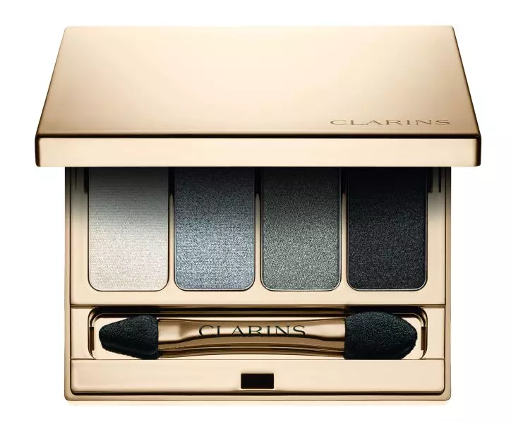 Paletă de farduri, Clarins, Palette 4 Couleurs, nuanța 05 Smoky, 185 lei