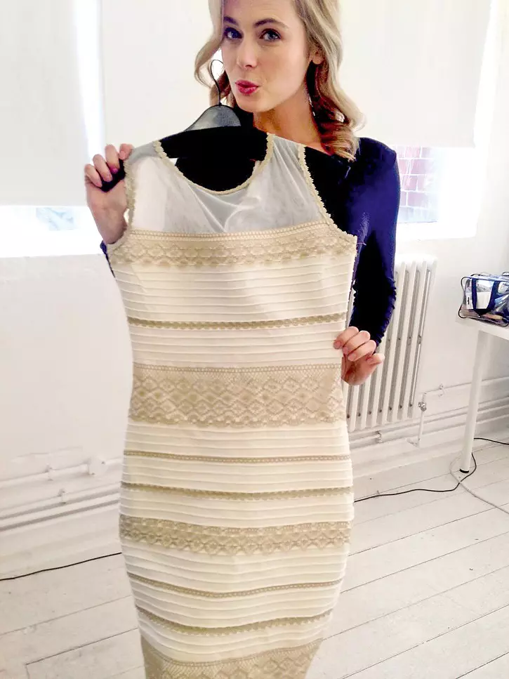 Auction of 'The Dress' for charity, Birmingham, Britain - 06 Mar 2015