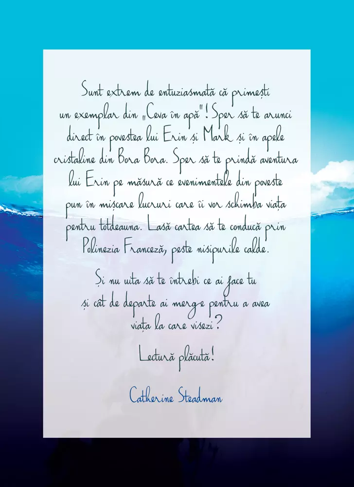 Scrisoare Catherine Steadman
