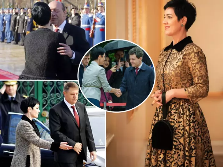 Femeia din spatele președinților României. Cine este, de fapt, Delia Dinu, femeia pe care o vedem mereu la TV, la doar câțiva pași de șeful statului. A fost ani de zile "umbra" lui Traian Băsescu, apoi a lui Klaus Iohannis, iar acum o vedem și alături de Nicușor Dan