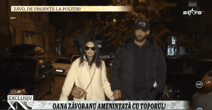 Oana Zăvoranu și Alex, soțul ei