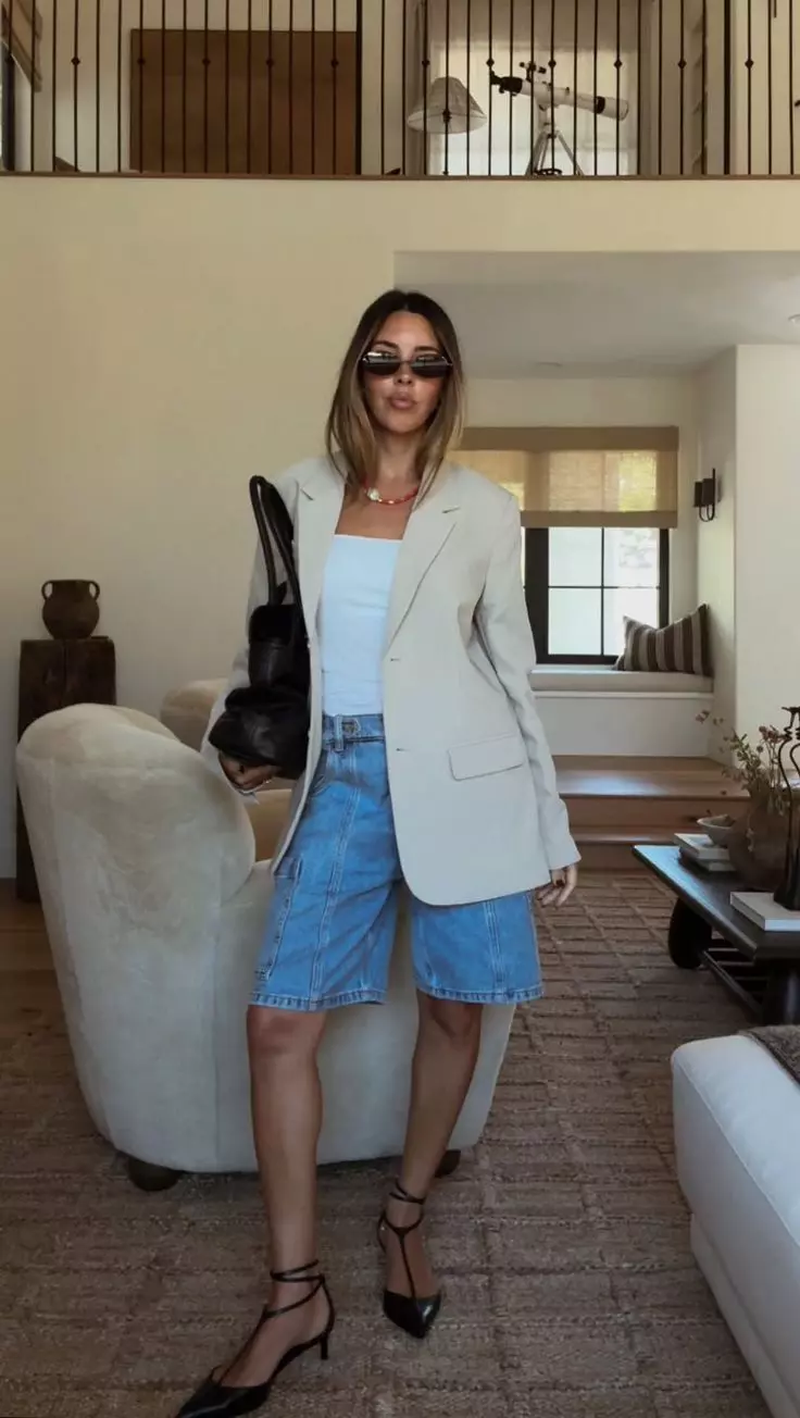 Bermude denim - jorts albastri (8)