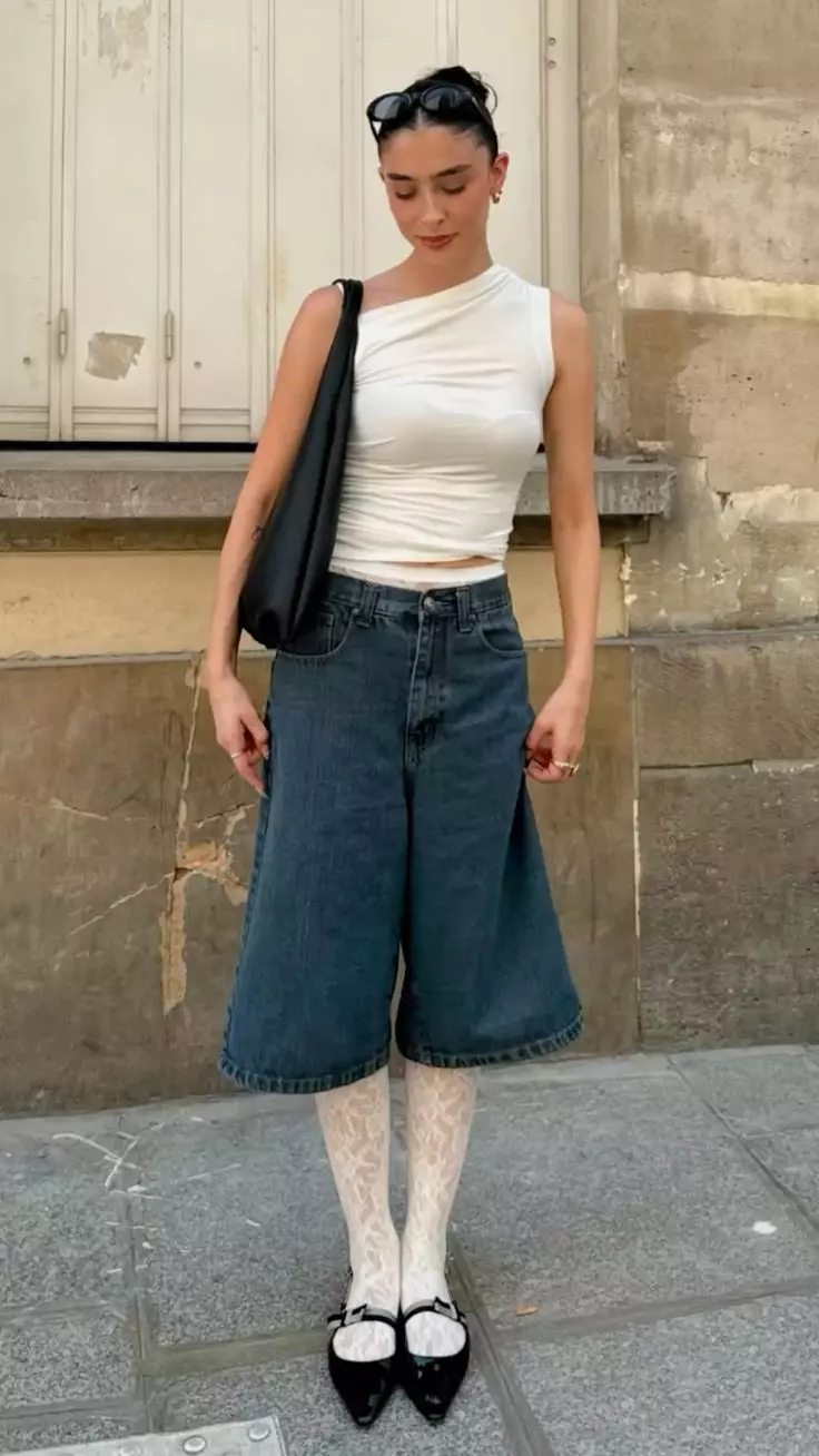Bermude denim - jorts albastri (4)