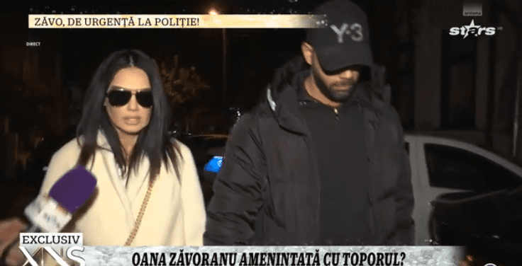 Oana Zăvoranu și Alex, soțul ei