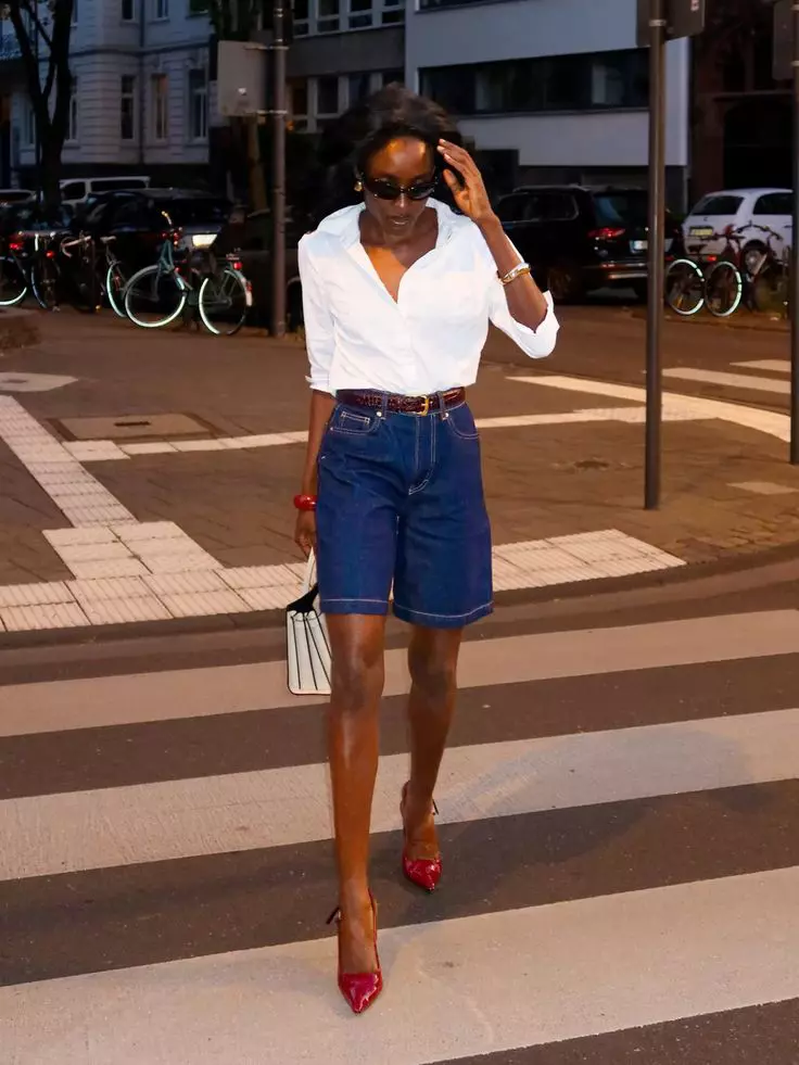 Bermude denim - jorts albastri (6)