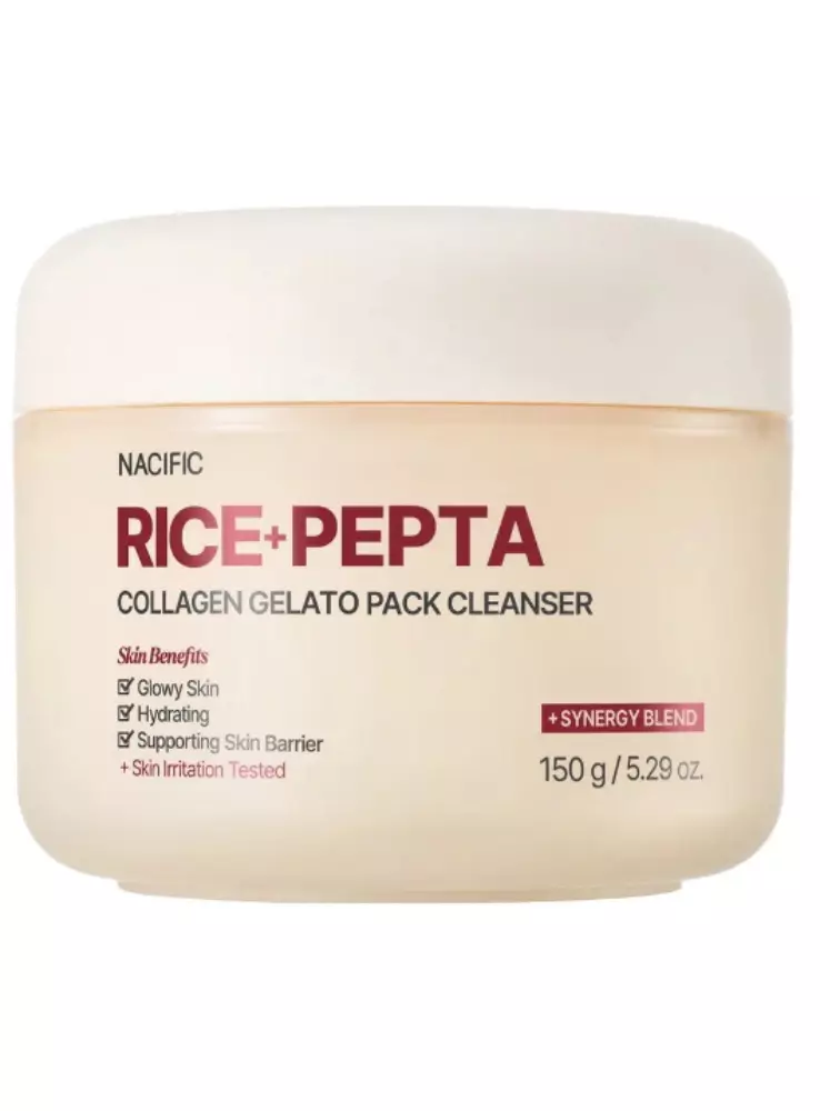 Balsam de curățare pentru ten, Rice Gelato Pack Cleanser, Nacific, 74 lei, disponibil pe bilenegre.ro