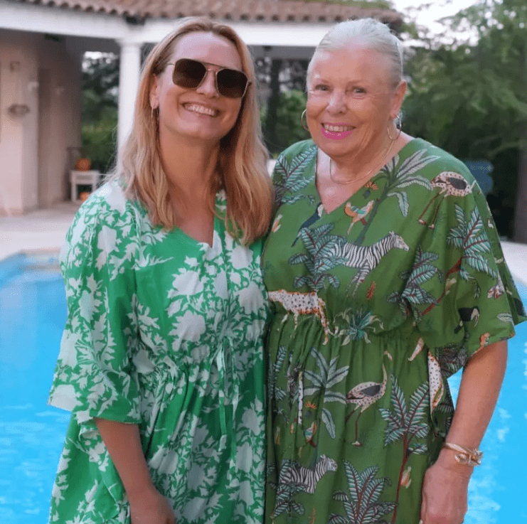 Andreea Esca si soacra ei Anna