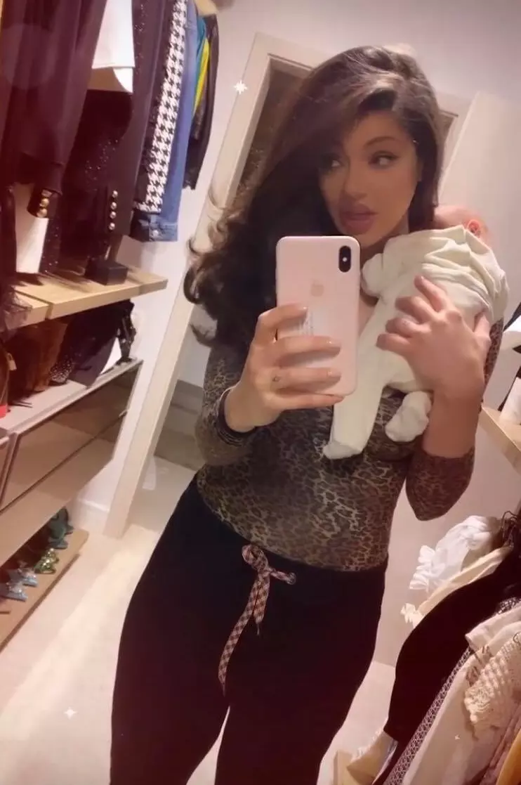 Christina Ich și fiul ei