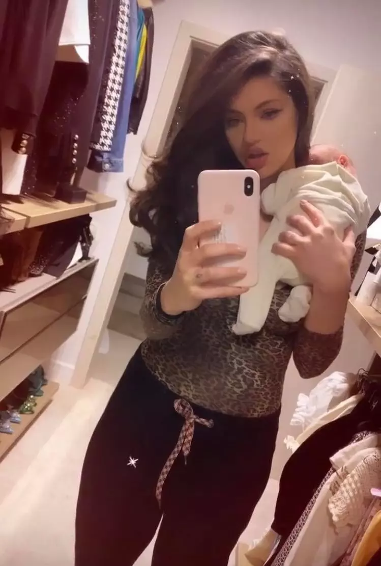 Christina Ich și fiul ei