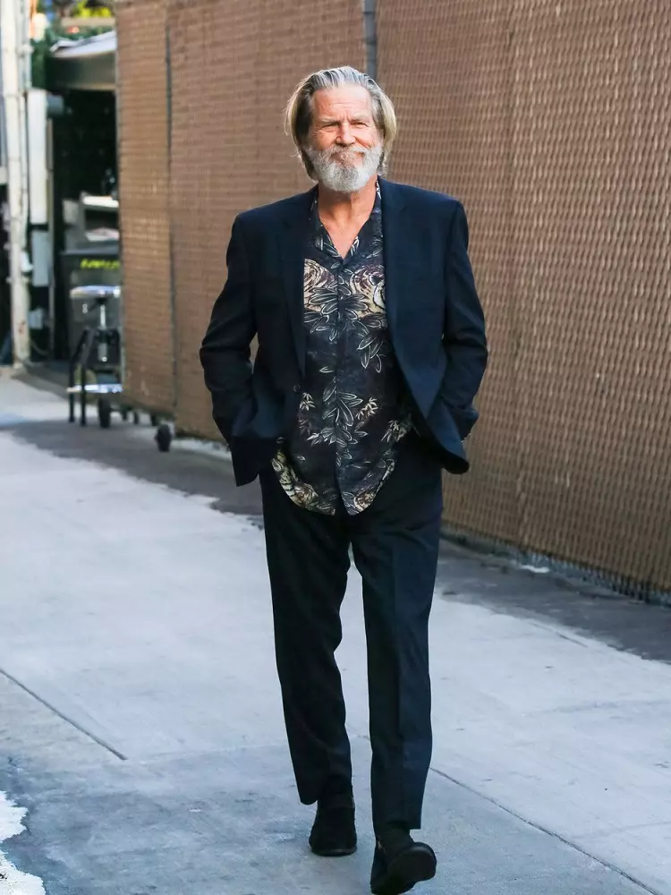 Jeff Bridges At 'Jimmy Kimmel Live'