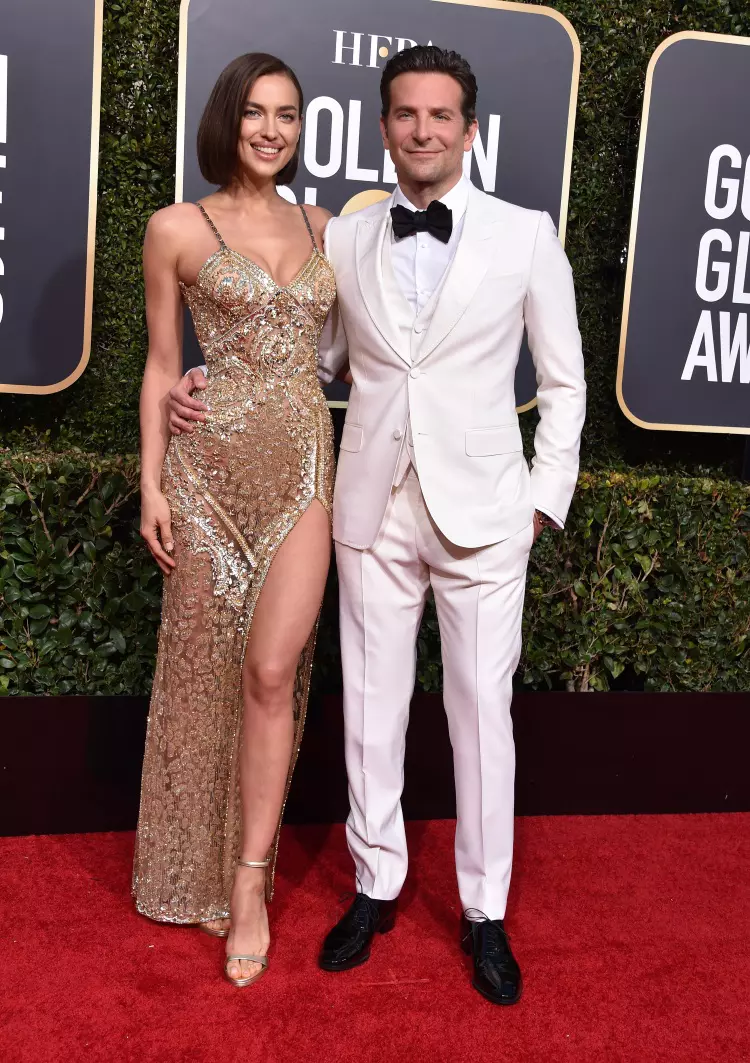 Bradley Cooper si Irina Shayk la Golden Globe Awards