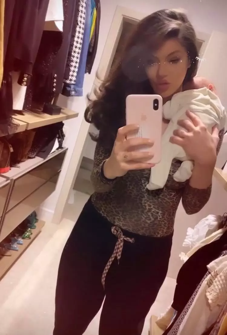 Christina Ich și fiul ei