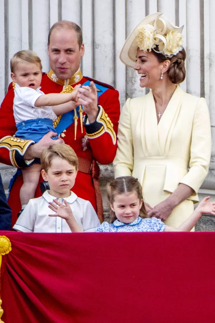 ducii de cambridge la Trooping the Colour