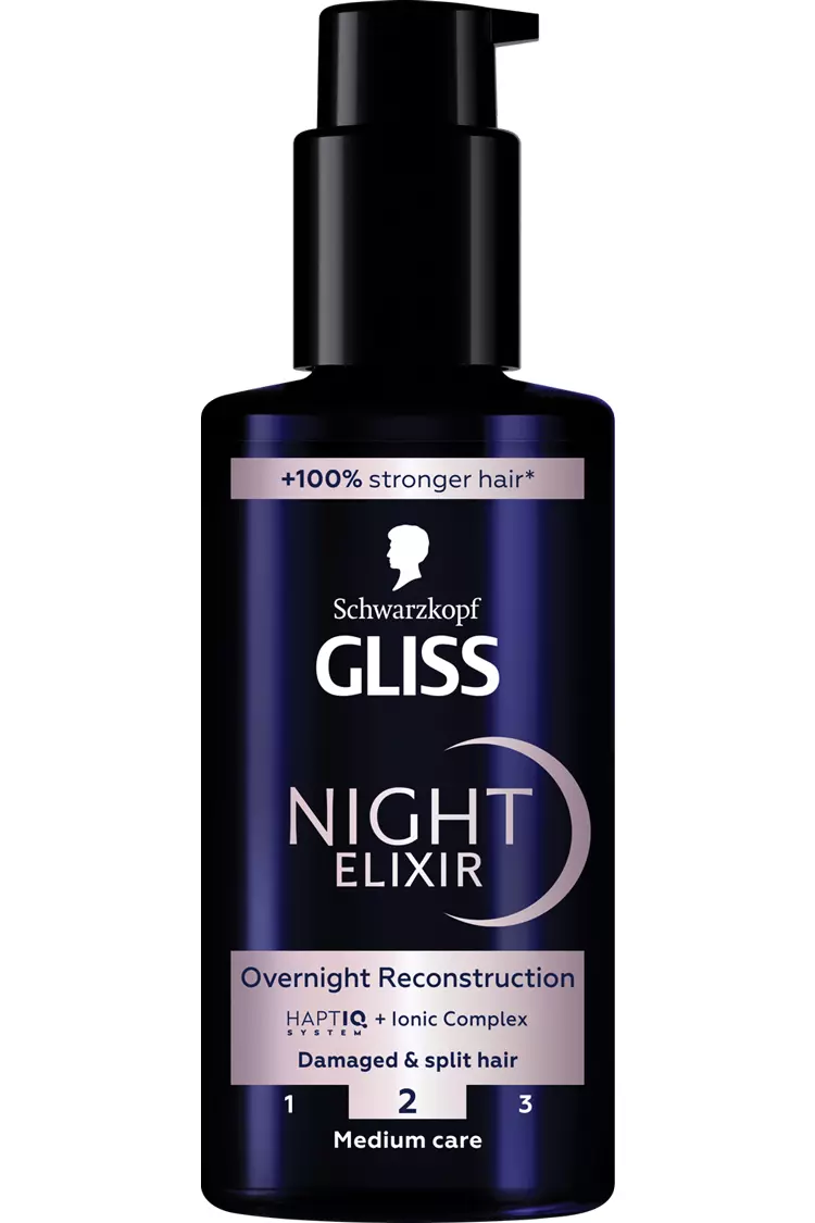 Tratament leave-in pentru păr Night Elixir, GLISS, 49,95 lei
