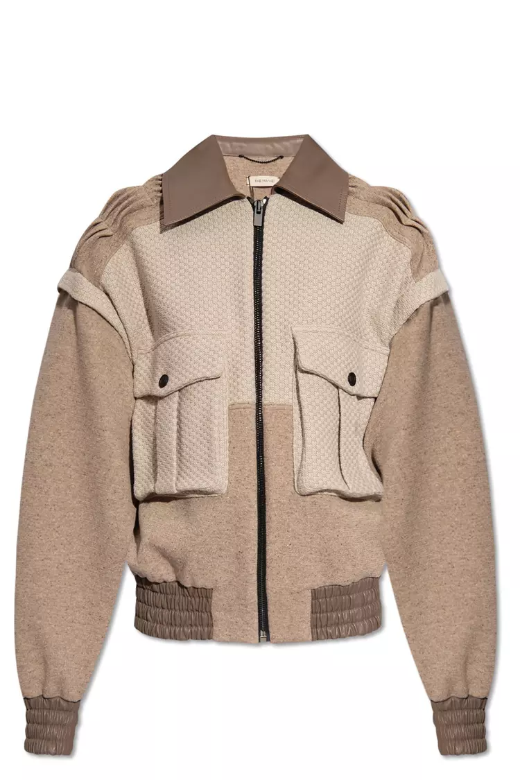 Jachetă din amestec de bumbac și lână, The Mannei, 1.399 lei, www.vitkac.com