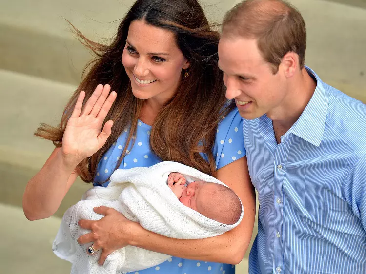 printul george naștere, kate middleton, printul william