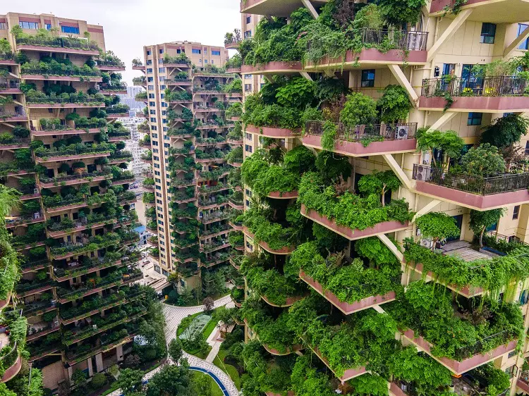 Chengdu's "Vertical Forest" Residential Building