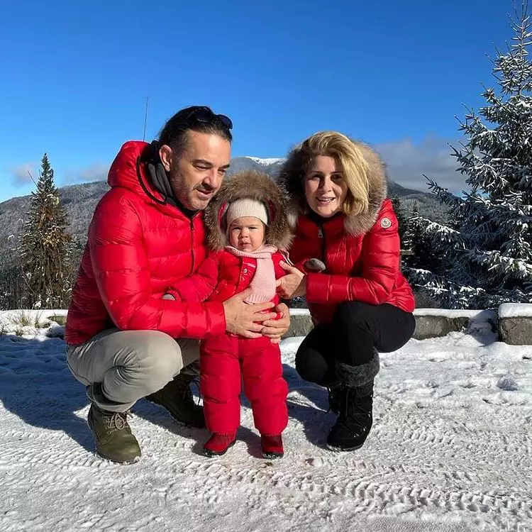 Alessandra Stoicescu, Sergiu Constantinescu și fiica lor Sara Maria Francesca