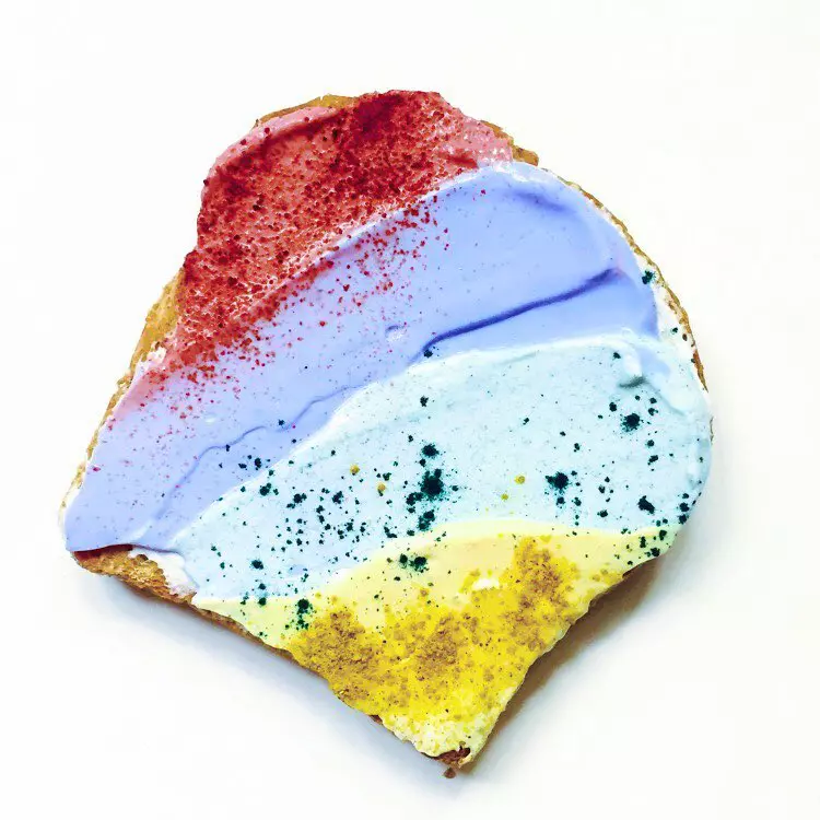 Mermaid toast