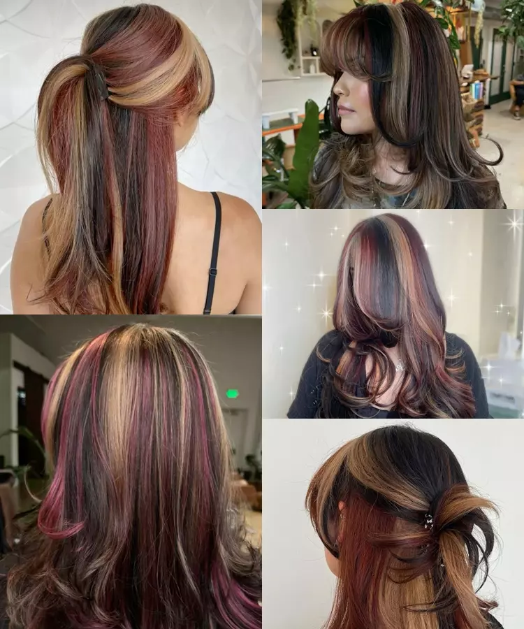 par blond roscat brunet
