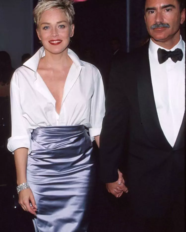 Sharon Stone si Phil Bronstein