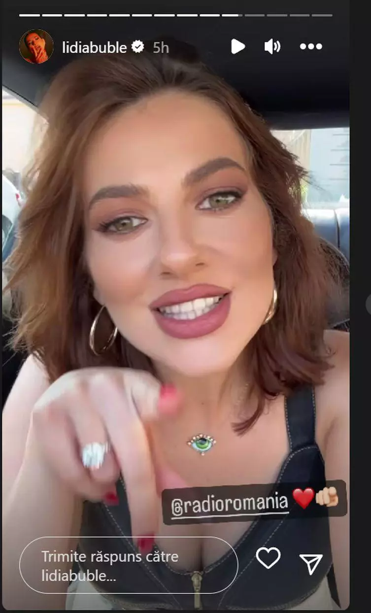 Cum arată inelul pe care Lidia Buble l-a primit de la Horațiu Nicolau. S-a pozat, din nou, cu bijuteria pe deget