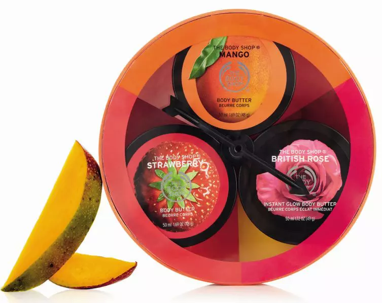 Set, unturi de corp, The Body Shop, Gift Trio Body Butters, 113 lei