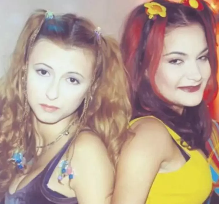 Andreea Antonescu si Andreea Balan, pe vremea trupei Andre