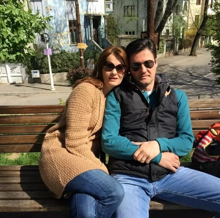 Elvira Deatcu cu soțul ei