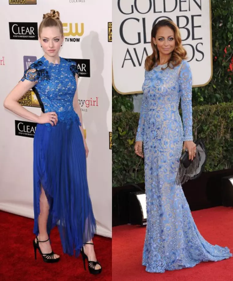 colaj rochii albastre