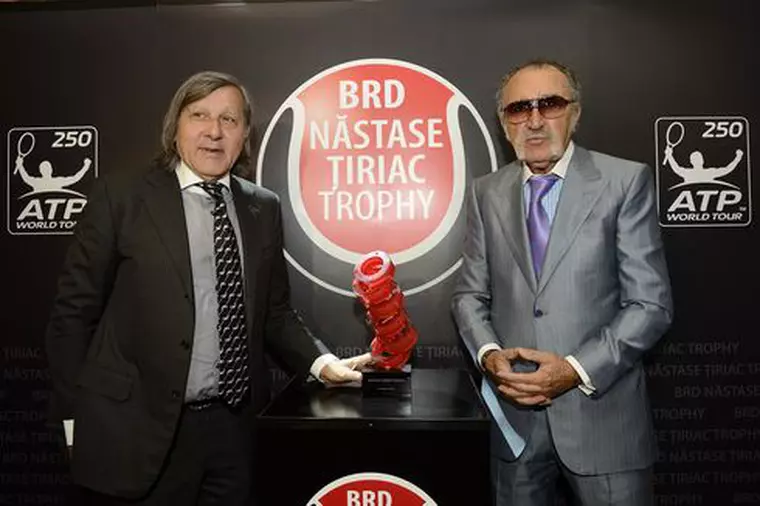 Ilie Nastase - Ion Tiriac - Conferinta de presa BRD Nastase Tiriac Trophy - 8 aprilie 2013