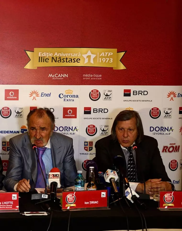Prezidiu - Conferinta de presa BRD Nastase Tiriac Trophy  - 8 aprilie 2013