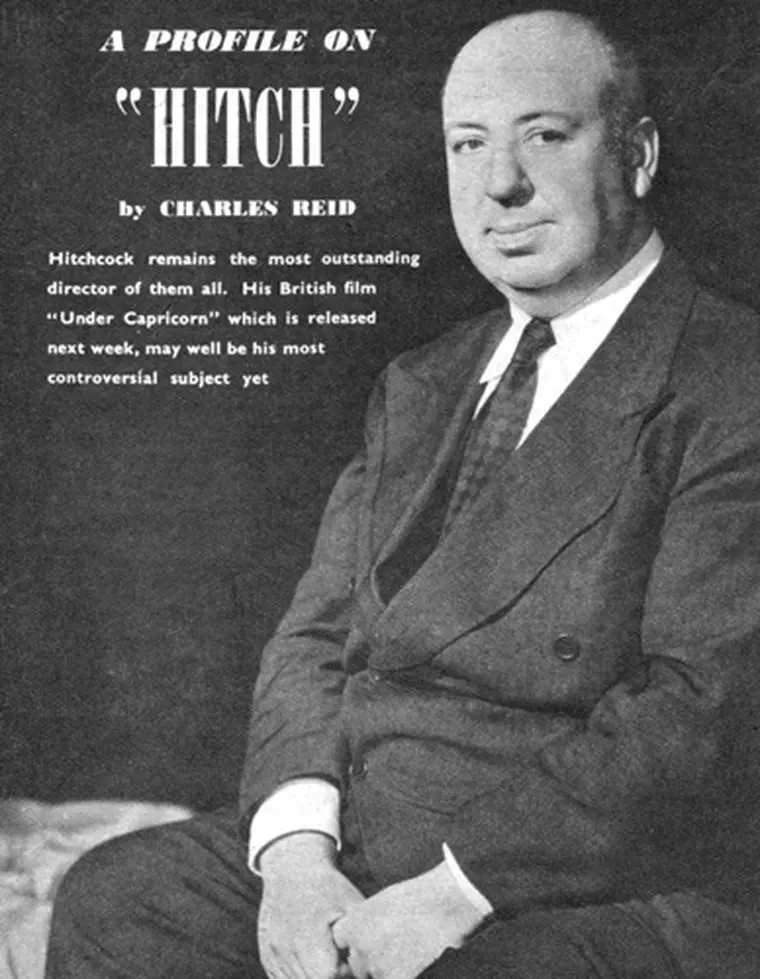Alfred Hitchcock, British film director, 1949.