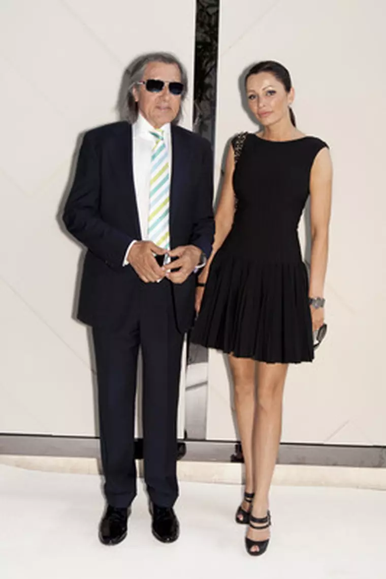 Ilie Nastase and Brigitte Sfat at the Burberry Event in Bucharest