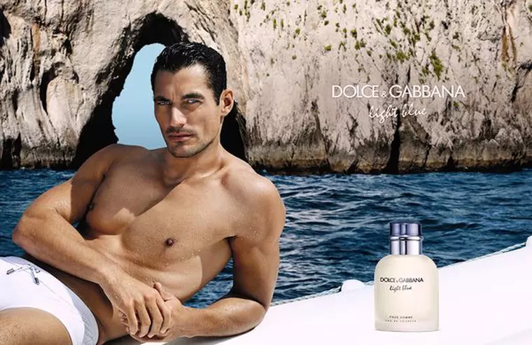 Modelul britanic David Gandy , pentru Dolce & Gabbana 
