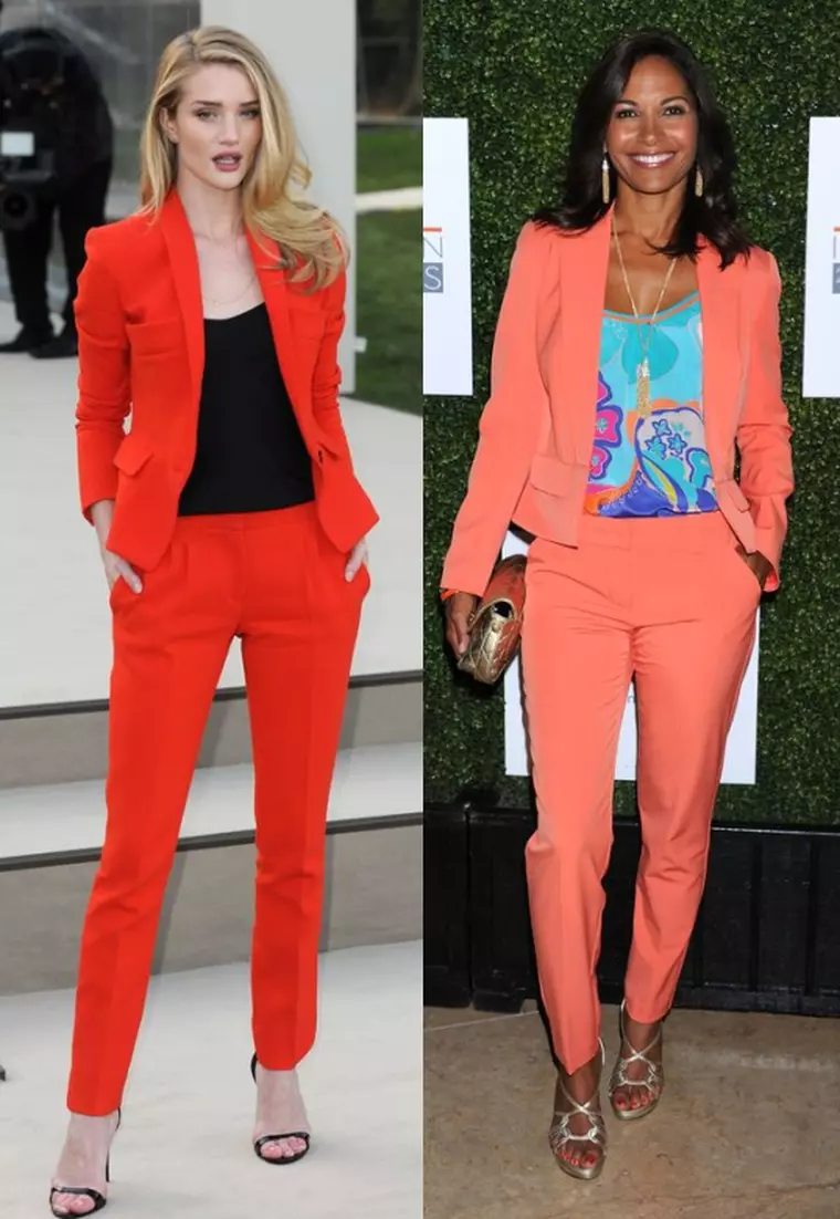 pantaloni portocaliu