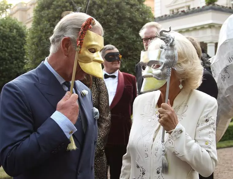 Charles, Prince Of Wales And Camilla, Duchess Of Cornwall Host A Reception For Charity In London