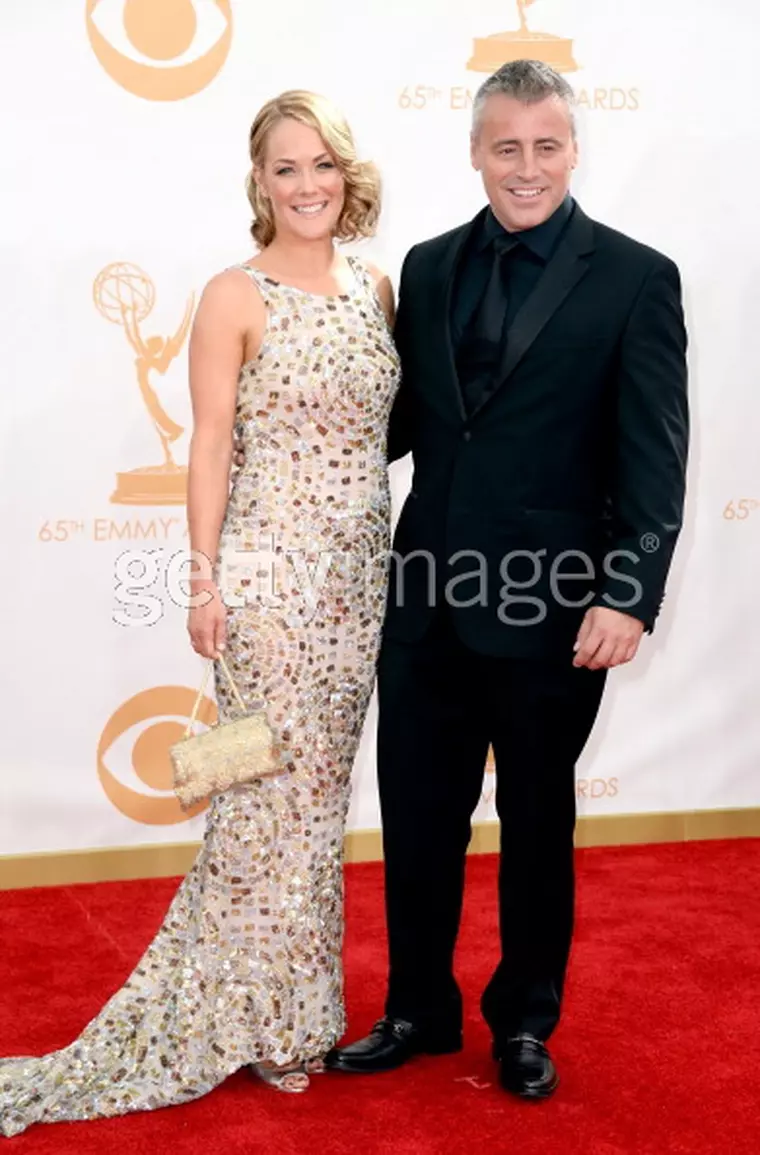 Andrea Anders wears Lorena Sarbu - Emmy Awards