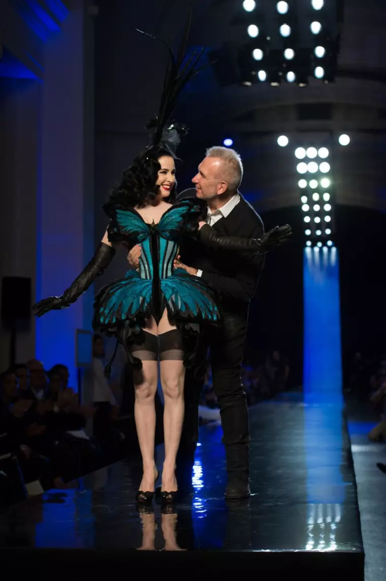 Dita Von Teese si Jean Paul Gaultier