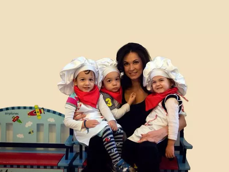 Nicoleta Luciu si gemenii