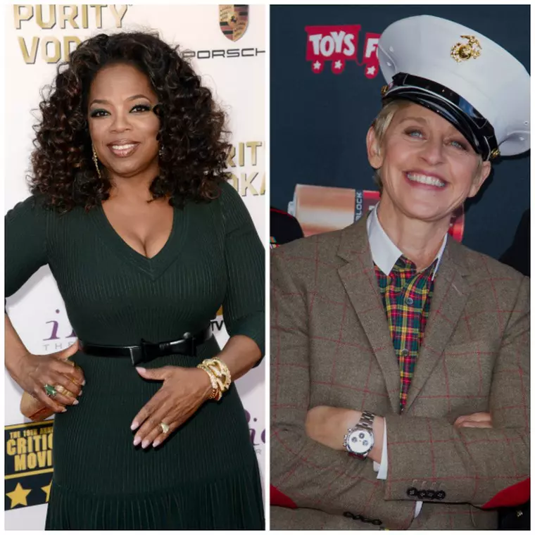 Oprah Winfrey si Ellen DeGeneres