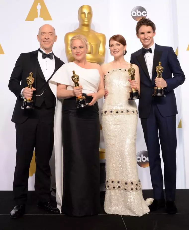 Castigatorii Premiilor OSCAR 2015 J.K.Simmons, Patricia Arquette, Julianne Moore si Eddie Redmayne