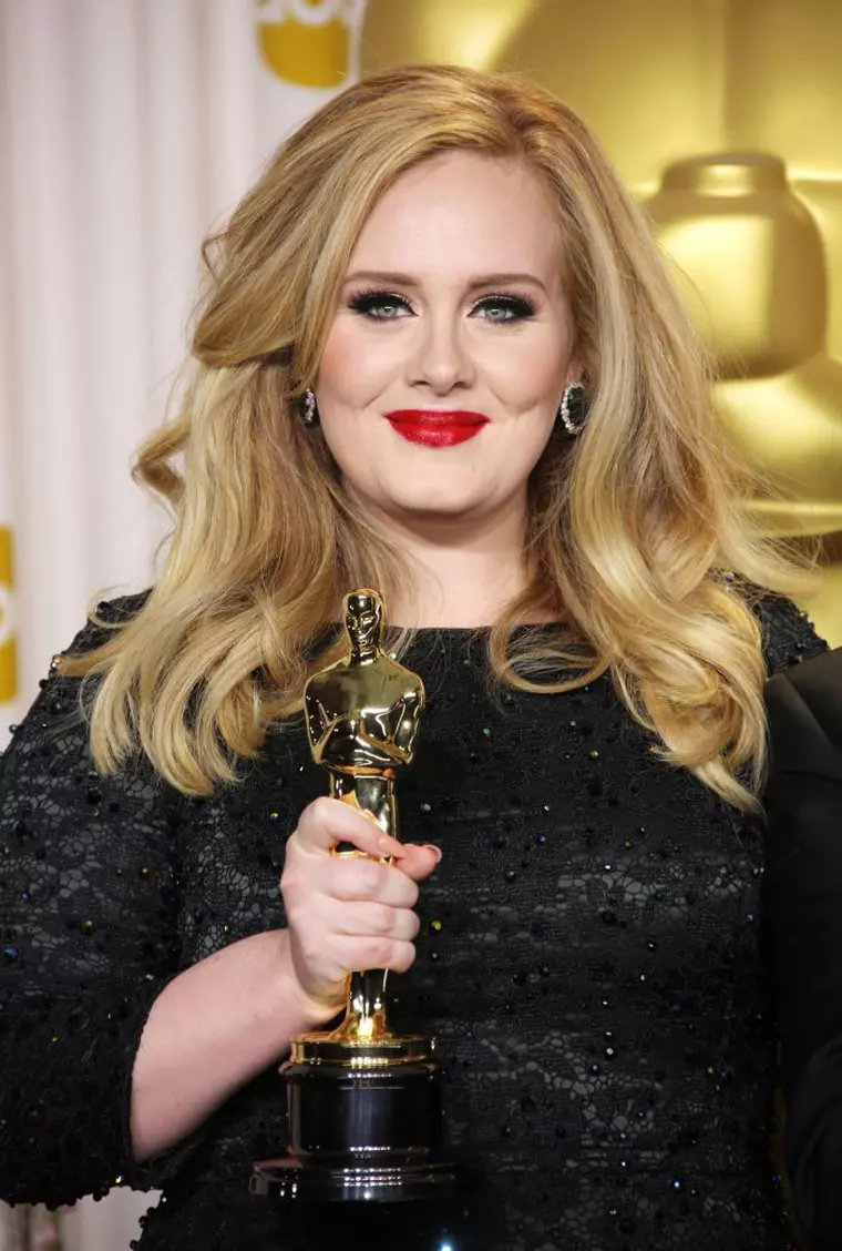 Mandatory Credit: Photo by Jim Smeal / BEImages (1255642hh) Adele 85th Annual Academy Awards Oscars, Press Room, Los Angeles, America - 24 Feb 2013