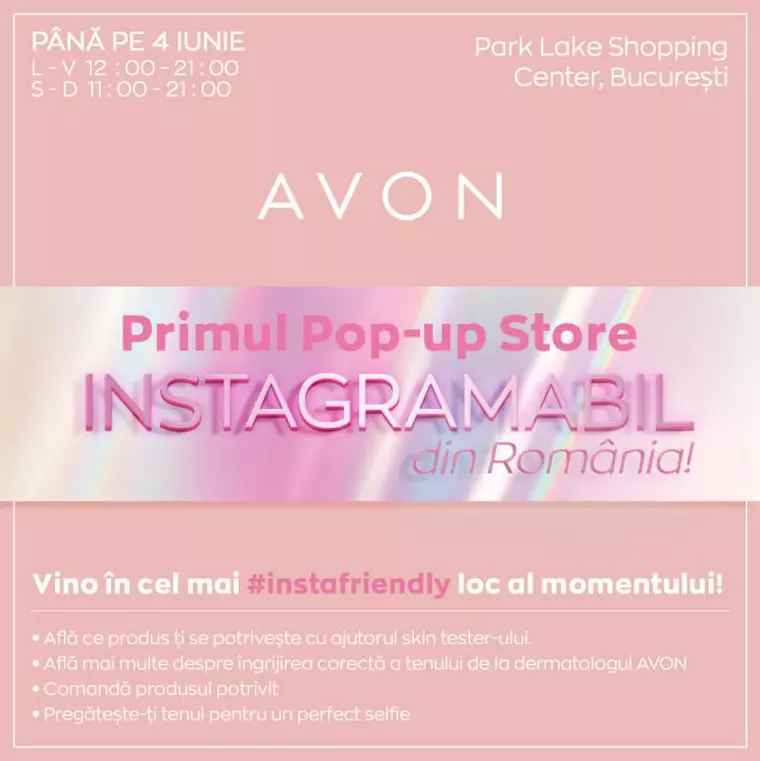 UNICA recomandă workshopul AVON despre #skincare. Hai și tu!