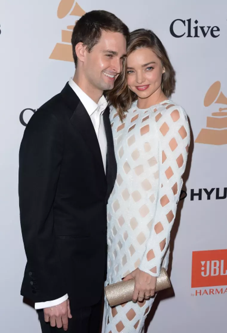 Miranda Kerr and Evan Spiegel