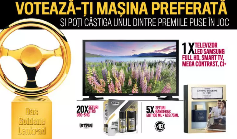 Volanul de Aur 2017 – Votează mașina preferată și intră în concurs