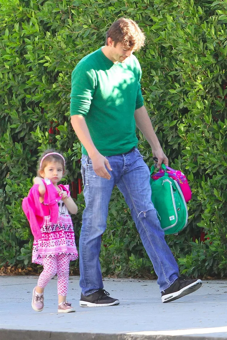 Ashton Kutcher si fiica sa, Wyatt Isabella