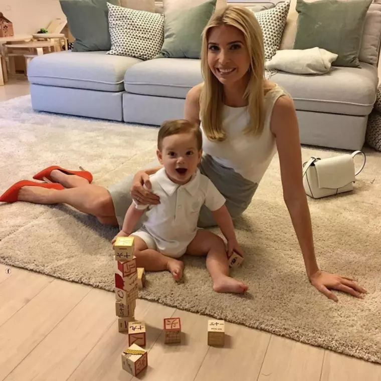 ivanka trump si mezinul Theodore James 