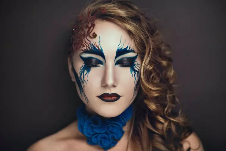 machiaje simple de halloween 2017